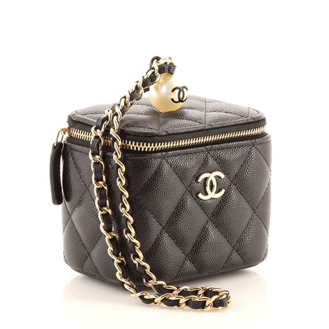 chanel mini vanity size|chanel vanity case original.